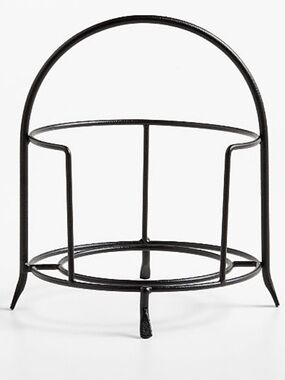 New! Crate&Barrel Plates Stand in Black